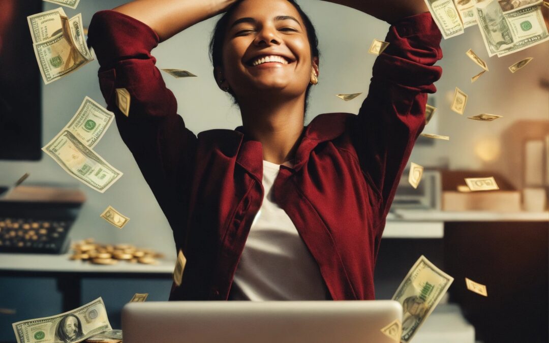 A-person-in-front-of-the-computer-smiling-with-the